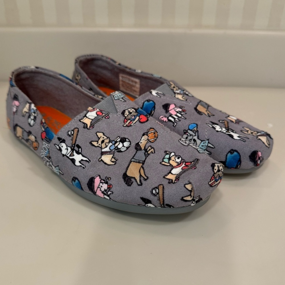 Bobs Plush Sporty Dogs Casual Slip-On Flats Bobs For Dogs New - Picture 5 of 16